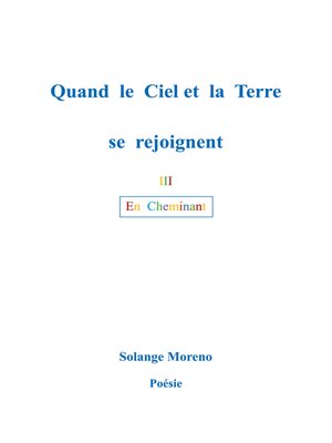 cover image of Quand le ciel et la terre se rejoignent